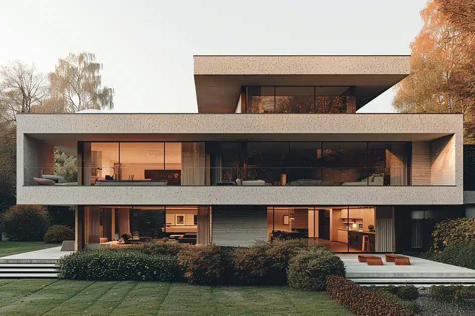 Moderne schicke Villa mit Garten